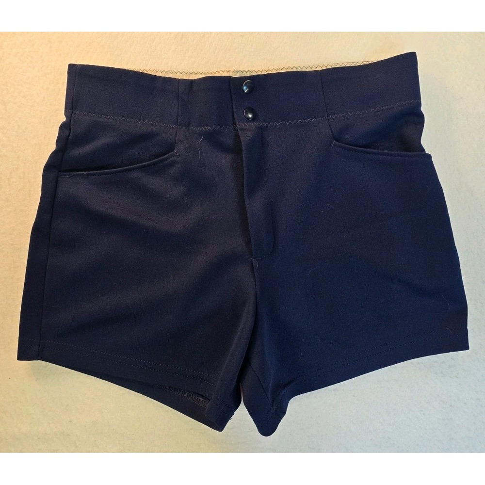 Vtg 70s 80s Bike Men's Size Large Knit Baseball Coach Coaches Shorts Blue USA